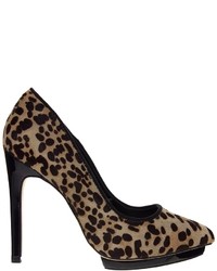 Aldo Madueno Leopard Pointed Heeled Court Shoes