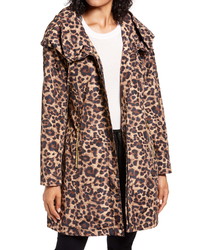 Tan Leopard Raincoat