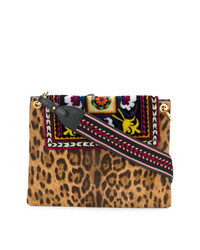 Etro Leopard And Aztec Print Shoulder Bag