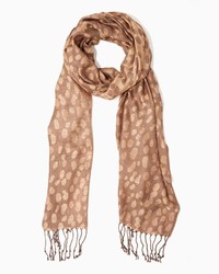 Charming charlie Leopard Luxe Scarf