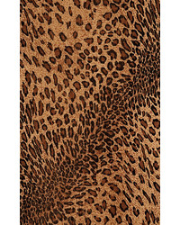 Barneys New York Leopard Print Knit Scarf