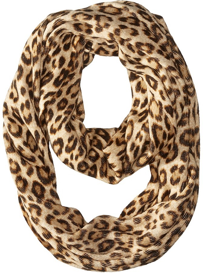 michael kors leopard scarf