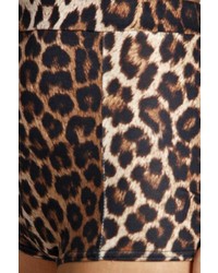 Boohoo Sophie Leopard High Waisted Knicker Shorts