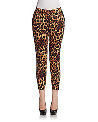 Elisha Cropped Leopard Print Pants