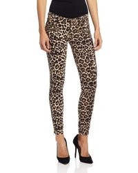 Juicy Couture Leopard Denim Skinny Jean