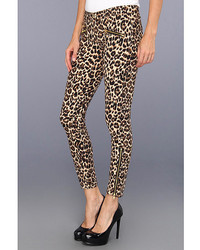 Juicy Couture Leopard Denim Skinny Jeans