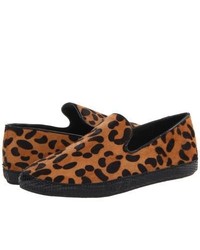 Steven Cluch Slip On Shoes Leopard
