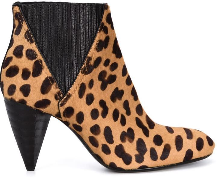 tan leopard print boots