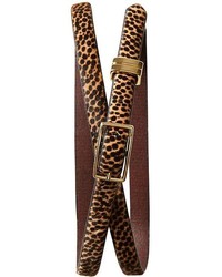 Banana Republic Leopard Haircalf Skinny Belt