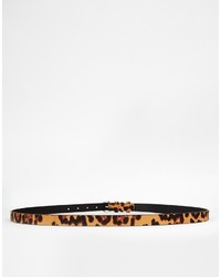 Asos Curve Leopard Detail Waist And Hip Belt