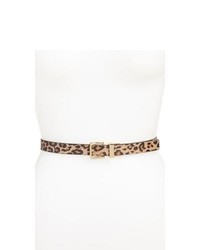MICHAEL Michael Kors Michl Michl Kors Reversible Leopard Print Leather Belt