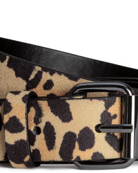 H&M Narrow Belt Leopard Print Ladies