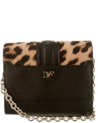 Diane von Furstenberg Leopard Print Crossbody Bag
