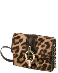Diane von Furstenberg Leopard Print Crossbody Bag