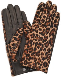Agnelle Leopard Gloves