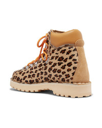 Diemme Roccia Vet Leopard Print Calf Hair Ankle Boots