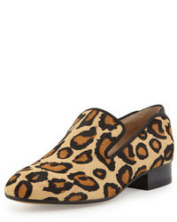 Sam Edelman Kalinda Leopard Print Calf Hair Loafer