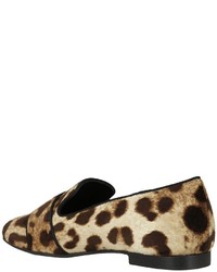 Dolce & Gabbana Leopard Print Loafers
