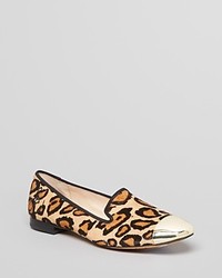 Sam Edelman Cap Toe Flats Aster Leopard Print