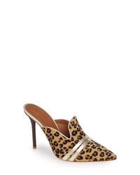 MALONE SOULIERS BY ROY LUWOLT Hayley Double Band Genuine Calf Hair Mule