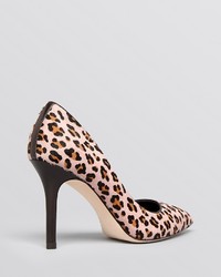 Brian Atwood B Pointed Toe Pumps Malika Leopard Print High Heel