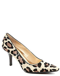 Calvin Klein Dolly Leopard Pointed Toe Pumps