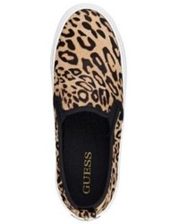 GUESS Cangelay Haircalf Slip On Sneakers