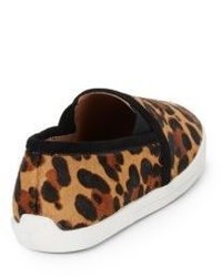 Joie Kidmore Leopard Print Calf Hair Sneakers