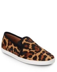 Joie Kidmore Leopard Print Calf Hair Sneakers