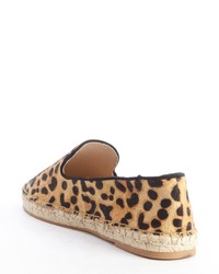 Steve Madden Leopard Calf Hair Lanii Jute Detail Slip On Sneakers