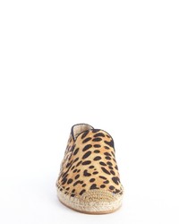 Steve Madden Leopard Calf Hair Lanii Jute Detail Slip On Sneakers