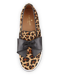 Kate Spade New York Delise Leopard Print Bow Slip On