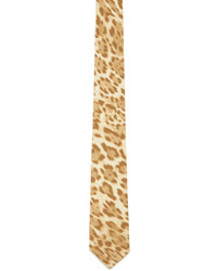 Tan Leopard Tie