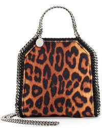 Stella McCartney Falabella Leopard Print Tiny Tote Bag