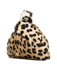 Simonetta Ravizza Leopard Print Furrisima Mini Bag