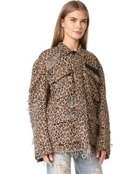 R13 on sale leopard jacket