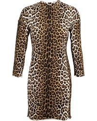 3.1 Phillip Lim Leopard Print Sweater Dress