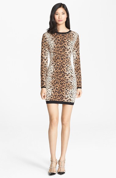 RED Valentino Leopard Knit Dress, $695 | Nordstrom | Lookastic