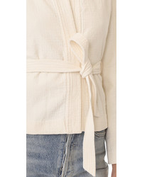 Rebecca Taylor La Vie Double Weave Cotton Jacket