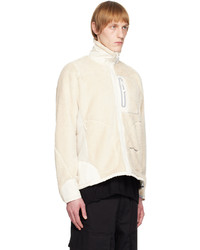And Wander Off White Reflective Jacket