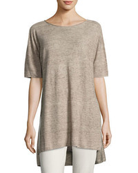 Eileen Fisher Lightweight Linen Melange Tunic Plus Size
