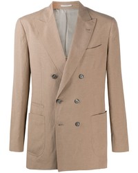 Brunello Cucinelli Double Breasted Linen Jacket