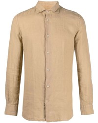 Glanshirt Long Sleeved Linen Shirt