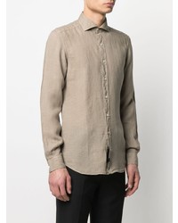 Fay Slim Cut Linen Shirt