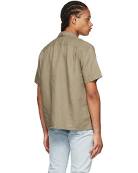 rag & bone Khaki Linen Shirt