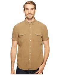 Timberland Short Sleeve Mill River Linen Cargo Shirt Clothing