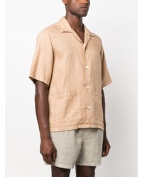 Aspesi Short Sleeved Linen Shirt