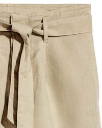 H&M Shorts With Tie Belt