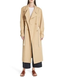 Vince Double Breasted Long Trench Coat
