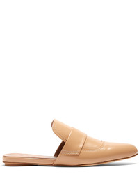 Marni Smooth Leather Backless Loafers
